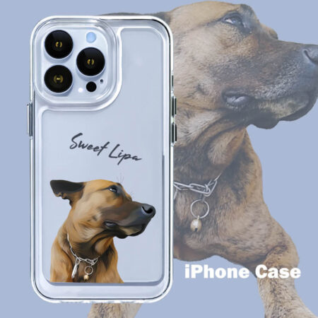 短版壓克力太空殼-北歐風-寵物似顏繪