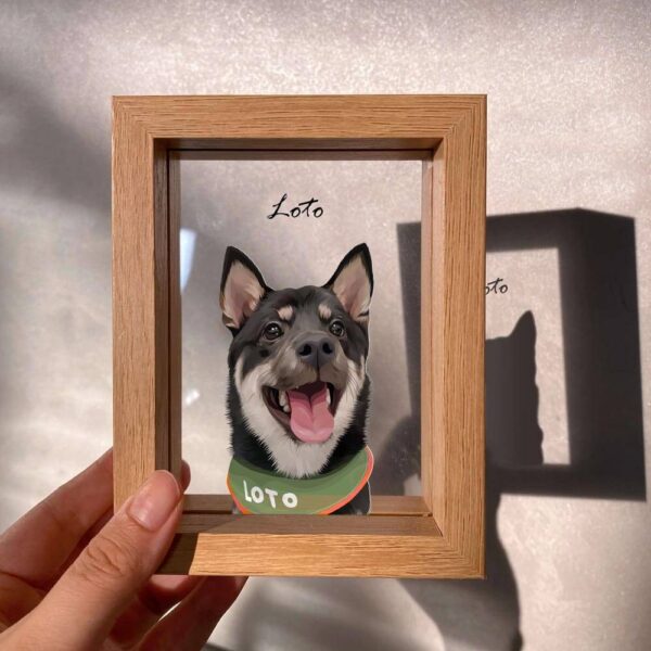 客製化 似顏繪 繪畫 寵物 紀念 貓 狗